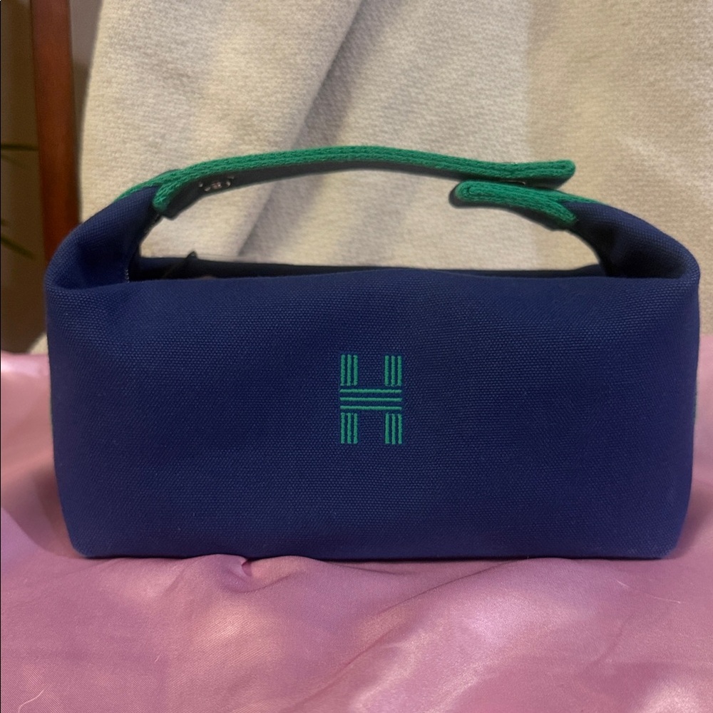 Authentic Hermes Bride-a-Brac in Blue and Green - New with Tags and COA!